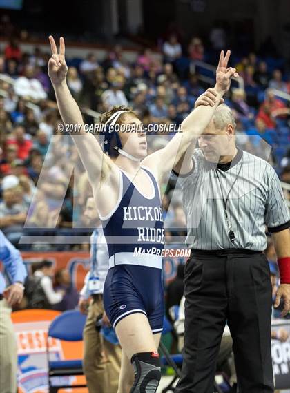 Thumbnail 3 in NCHSAA 3A Wrestling Championships photogallery.