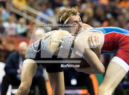 Thumbnail 2 in NCHSAA 3A Wrestling Championships photogallery.