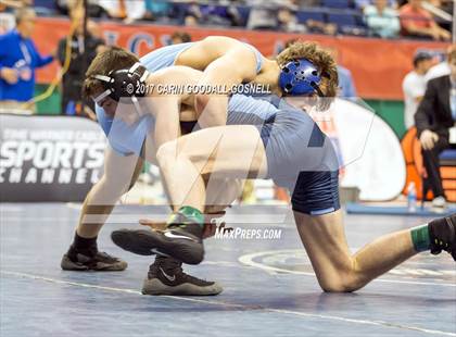 Thumbnail 3 in NCHSAA 3A Wrestling Championships photogallery.