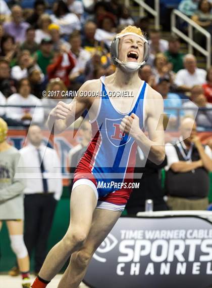 Thumbnail 1 in NCHSAA 3A Wrestling Championships photogallery.