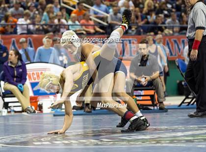 Thumbnail 1 in NCHSAA 3A Wrestling Championships photogallery.