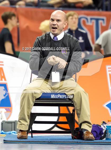 Thumbnail 1 in NCHSAA 3A Wrestling Championships photogallery.