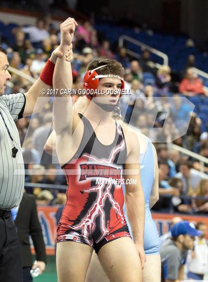 Thumbnail 1 in NCHSAA 3A Wrestling Championships photogallery.