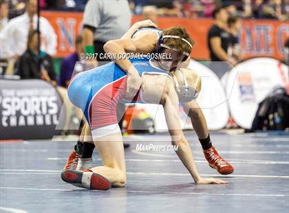Thumbnail 2 in NCHSAA 3A Wrestling Championships photogallery.