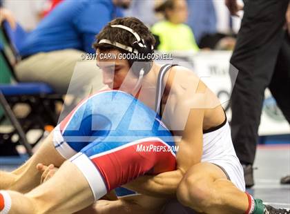 Thumbnail 3 in NCHSAA 3A Wrestling Championships photogallery.