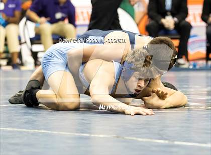 Thumbnail 1 in NCHSAA 3A Wrestling Championships photogallery.