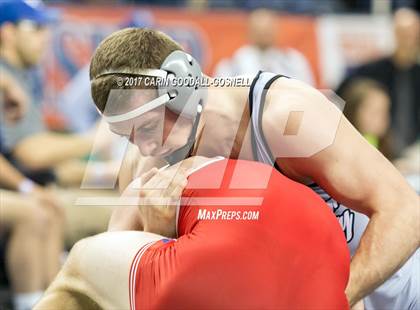 Thumbnail 2 in NCHSAA 3A Wrestling Championships photogallery.