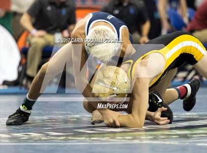Thumbnail 2 in NCHSAA 3A Wrestling Championships photogallery.