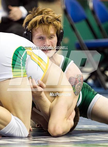 Thumbnail 2 in NCHSAA 3A Wrestling Championships photogallery.