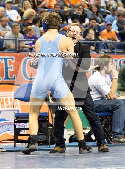 Thumbnail 1 in NCHSAA 3A Wrestling Championships photogallery.