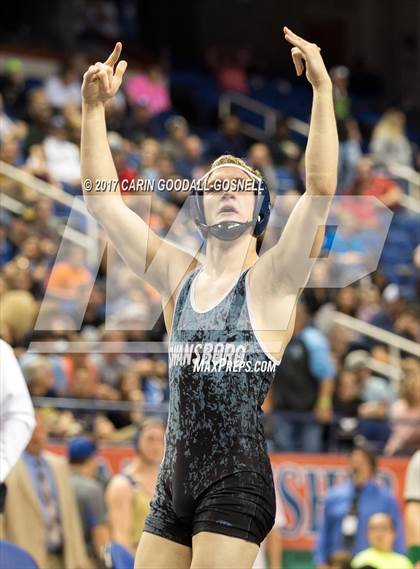 Thumbnail 2 in NCHSAA 3A Wrestling Championships photogallery.