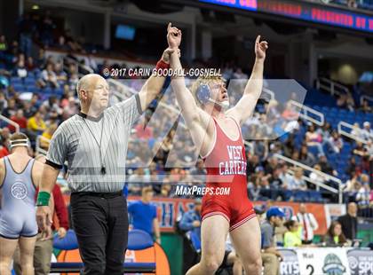 Thumbnail 3 in NCHSAA 3A Wrestling Championships photogallery.