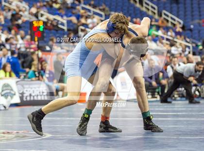 Thumbnail 2 in NCHSAA 3A Wrestling Championships photogallery.