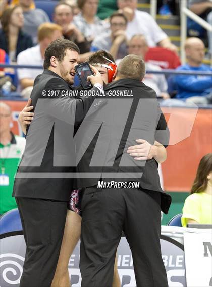 Thumbnail 3 in NCHSAA 3A Wrestling Championships photogallery.