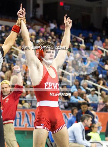 Thumbnail 1 in NCHSAA 3A Wrestling Championships photogallery.