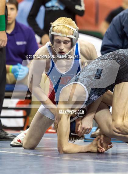 Thumbnail 1 in NCHSAA 3A Wrestling Championships photogallery.