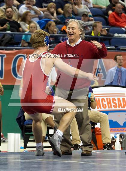 Thumbnail 1 in NCHSAA 3A Wrestling Championships photogallery.