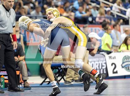 Thumbnail 3 in NCHSAA 3A Wrestling Championships photogallery.