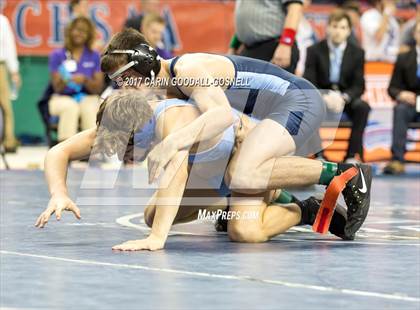 Thumbnail 3 in NCHSAA 3A Wrestling Championships photogallery.