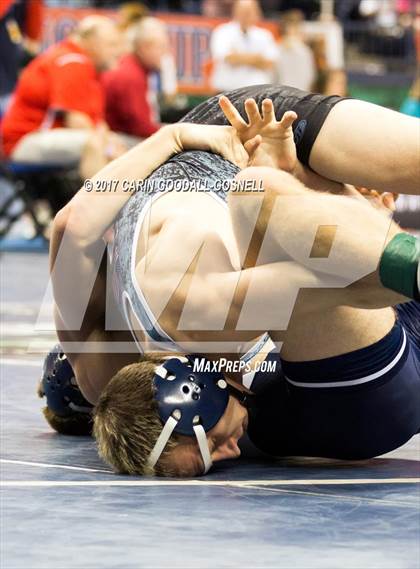 Thumbnail 1 in NCHSAA 3A Wrestling Championships photogallery.