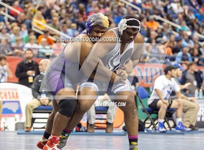 Thumbnail 3 in NCHSAA 3A Wrestling Championships photogallery.