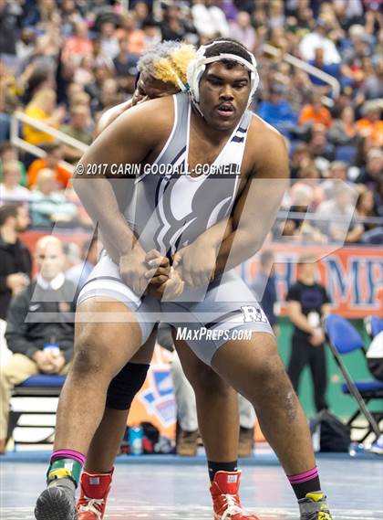 Thumbnail 1 in NCHSAA 3A Wrestling Championships photogallery.