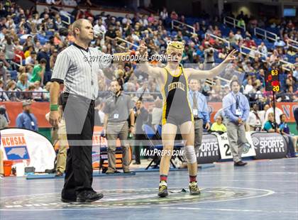 Thumbnail 3 in NCHSAA 3A Wrestling Championships photogallery.