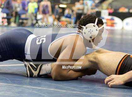Thumbnail 2 in NCHSAA 3A Wrestling Championships photogallery.