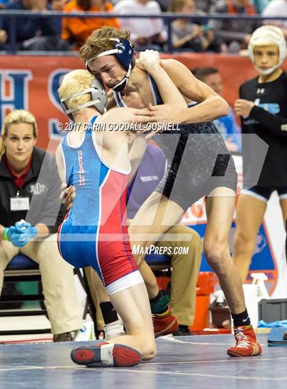 Thumbnail 2 in NCHSAA 3A Wrestling Championships photogallery.