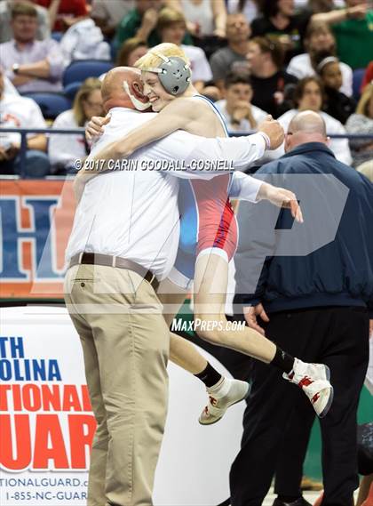 Thumbnail 2 in NCHSAA 3A Wrestling Championships photogallery.