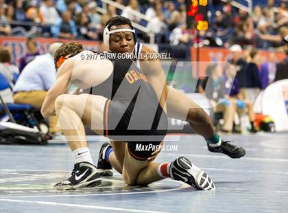 Thumbnail 3 in NCHSAA 3A Wrestling Championships photogallery.