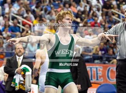 Thumbnail 1 in NCHSAA 3A Wrestling Championships photogallery.