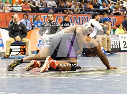 Thumbnail 2 in NCHSAA 3A Wrestling Championships photogallery.