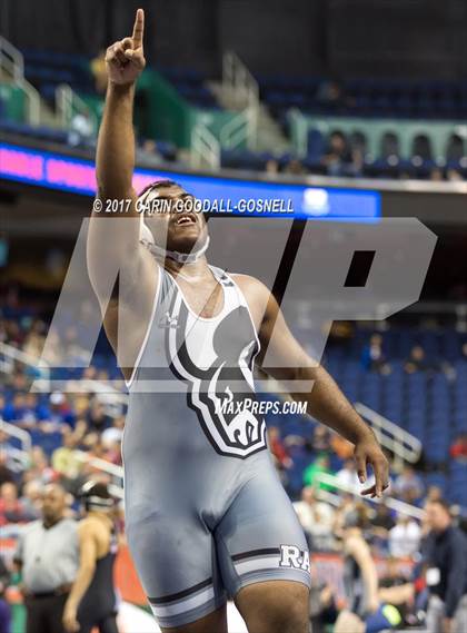 Thumbnail 2 in NCHSAA 3A Wrestling Championships photogallery.