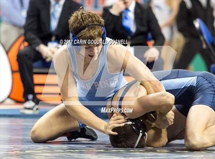 Thumbnail 3 in NCHSAA 3A Wrestling Championships photogallery.