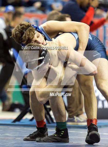 Thumbnail 2 in NCHSAA 3A Wrestling Championships photogallery.