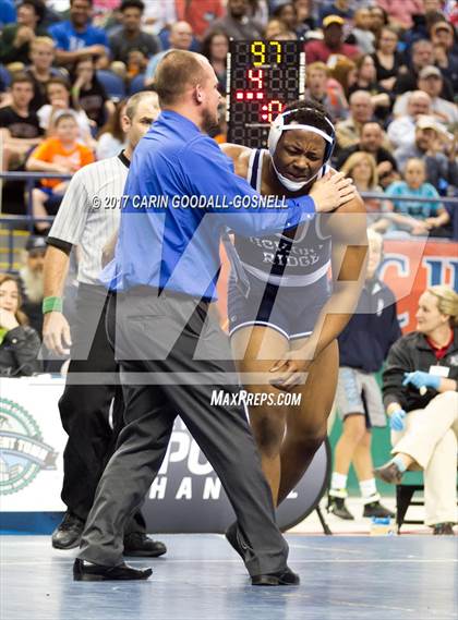 Thumbnail 2 in NCHSAA 3A Wrestling Championships photogallery.