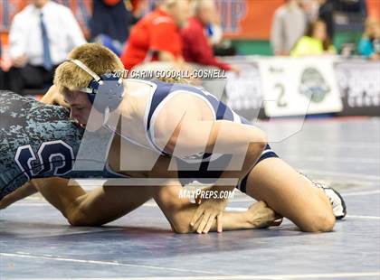 Thumbnail 3 in NCHSAA 3A Wrestling Championships photogallery.