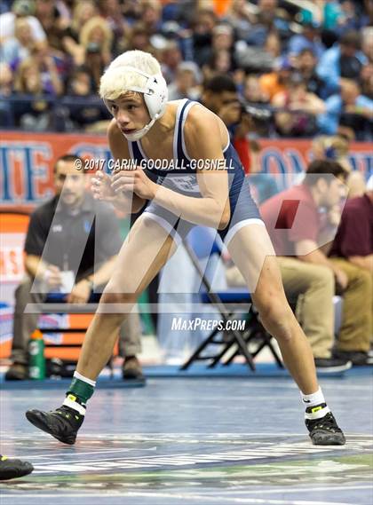 Thumbnail 1 in NCHSAA 3A Wrestling Championships photogallery.