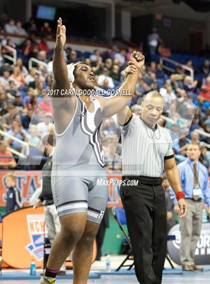 Thumbnail 3 in NCHSAA 3A Wrestling Championships photogallery.