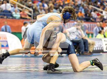 Thumbnail 2 in NCHSAA 3A Wrestling Championships photogallery.