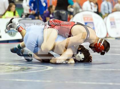 Thumbnail 1 in NCHSAA 3A Wrestling Championships photogallery.