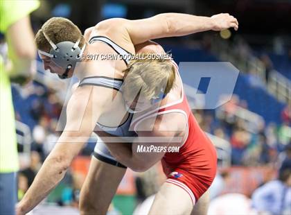 Thumbnail 3 in NCHSAA 3A Wrestling Championships photogallery.