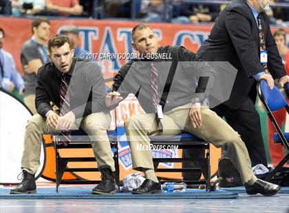 Thumbnail 3 in NCHSAA 3A Wrestling Championships photogallery.