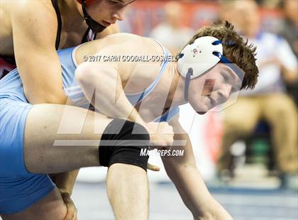 Thumbnail 2 in NCHSAA 3A Wrestling Championships photogallery.