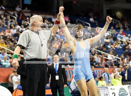 Thumbnail 3 in NCHSAA 3A Wrestling Championships photogallery.