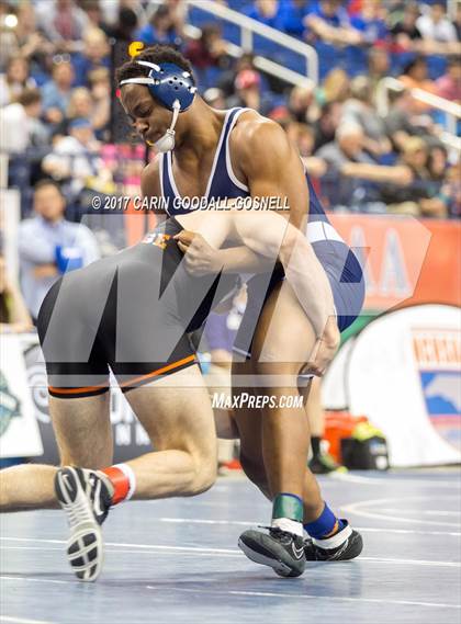 Thumbnail 3 in NCHSAA 3A Wrestling Championships photogallery.