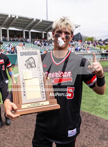 Thumbnail 2 in American Fork vs. Lehi (UHSAA 6A Championship Game 2) photogallery.