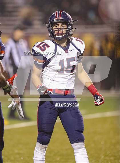 Thumbnail 3 in San Joaquin Memorial @ Tulare Union (CIF 2-A NorCal Championship) photogallery.