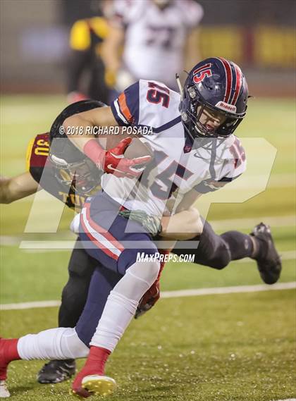 Thumbnail 1 in San Joaquin Memorial @ Tulare Union (CIF 2-A NorCal Championship) photogallery.
